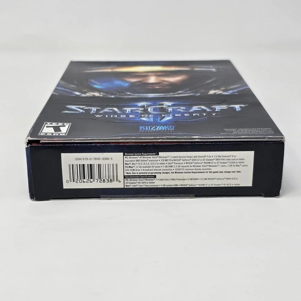 StarCraft II 2 Wings of Liberty PC Game Blizzard Entertainment Complete Note Pad